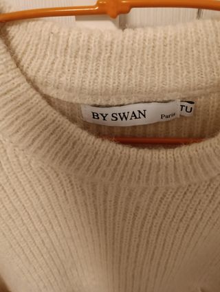 Jersey  beige con bolsillos