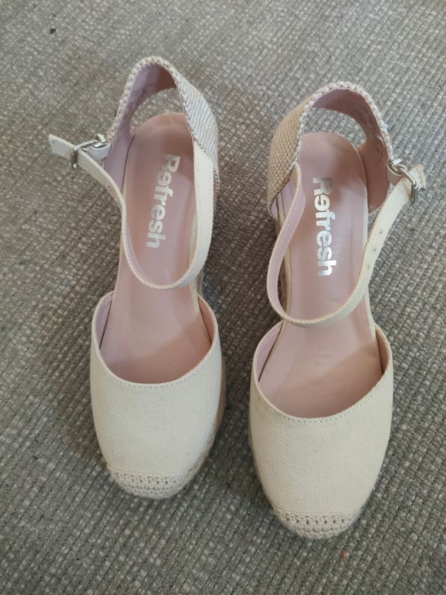 Cuñas Esparteñas Refresh Beige