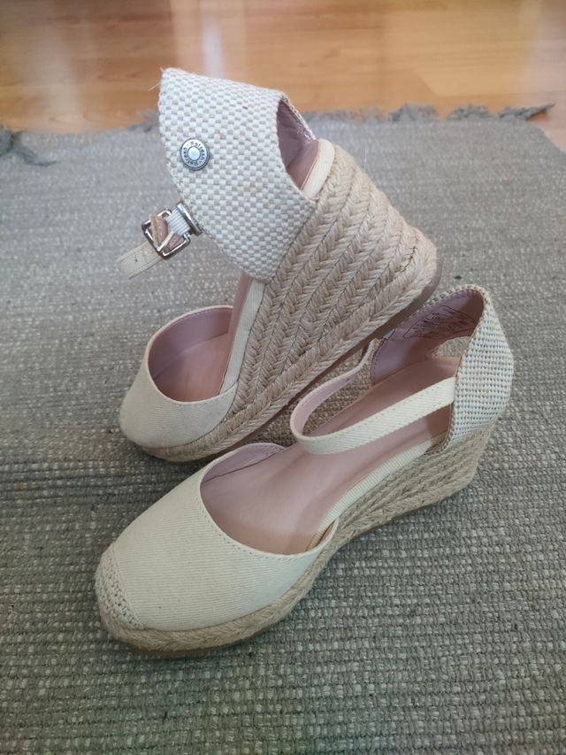 Cuñas Esparteñas Refresh Beige