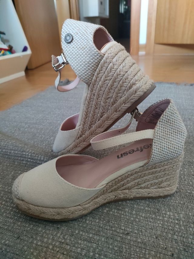 Cuñas Esparteñas Refresh Beige