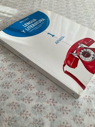 Libro Lengua y Literatura de Primero Bachillerato 