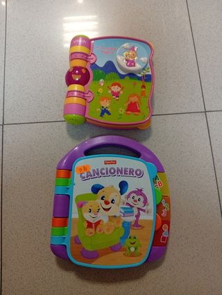 Libro Canciones VTech y Fisher Price