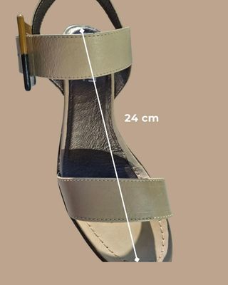 Sandalias Beige Mujer