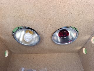 Cajón de calor para pollos