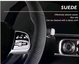 Protector funda Volante Coche de gamuza