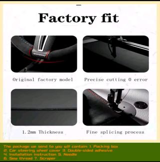 Protector funda Volante Coche de gamuza