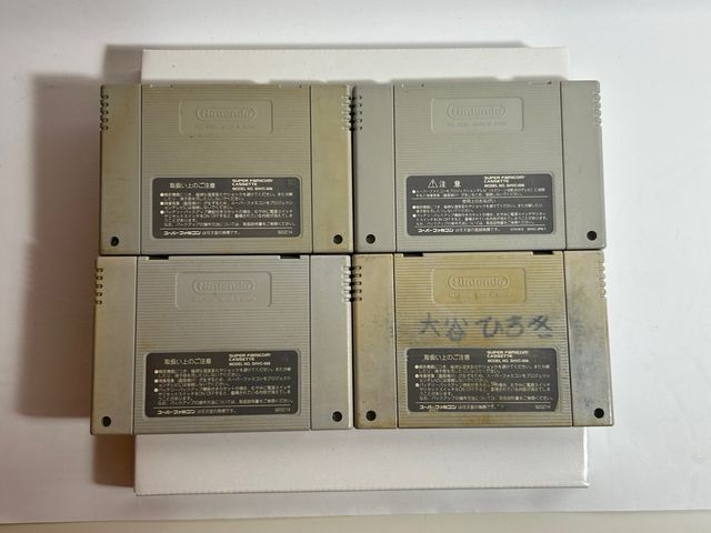 4 Giochi Super Famicom Giapponesi Super Nintendo