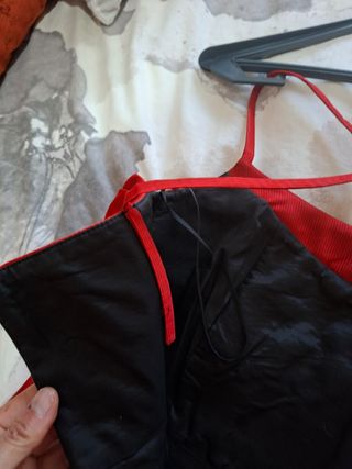 Vestido fiesta Roberto Verino Rojo Talla M