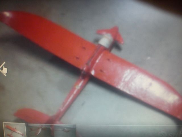 Aereo Aeromodello Aesy Star Rosso