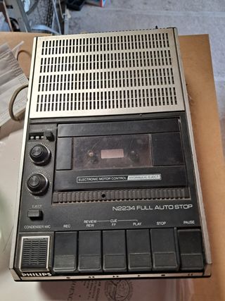 Philips N2234 Reproductor Cassette Años 70