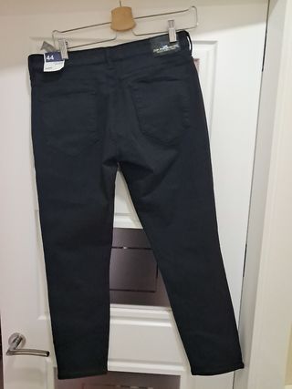 Pantalónes Zara Mujer Negro con Detalles Brillante