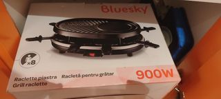 Plancha Raclette Bluesky 900W Nueva