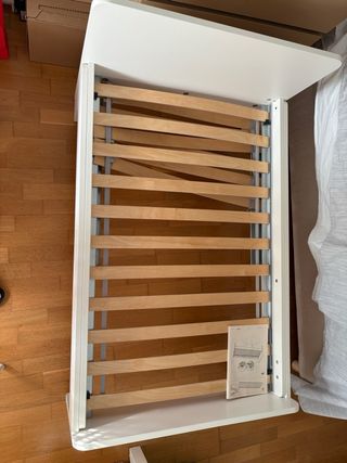 Estructura Cama Extensible IKEA SLÄKT Blanca