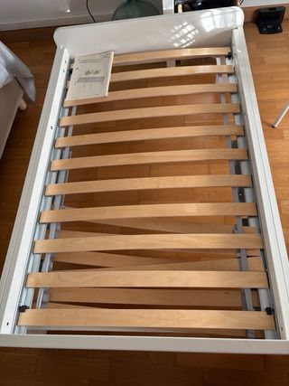 Estructura Cama Extensible IKEA SLÄKT Blanca