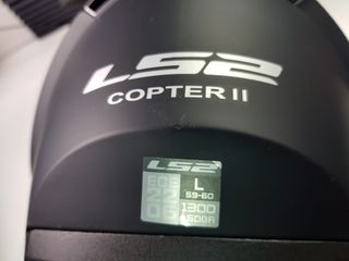 Casco Moto Jet LS2 Copter II Negro Mate