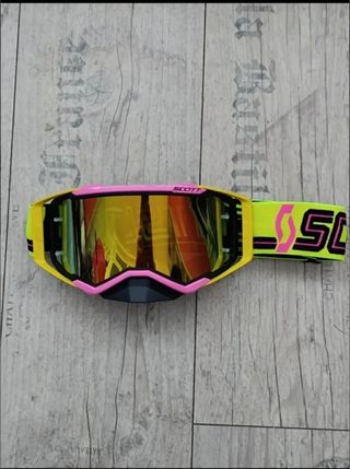 Pack de gafas y guantes para enduro motocross quad