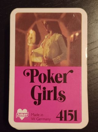 Carte da gioco Poker Girls 4151