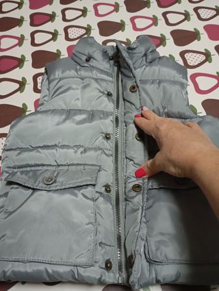 Piumino smanicato Zara XS