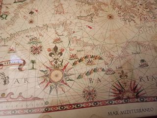 Cuadros reproducciones Mapas Cartográficos Antiguo
