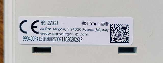 Citofono Comelit Elegance con Cornetta