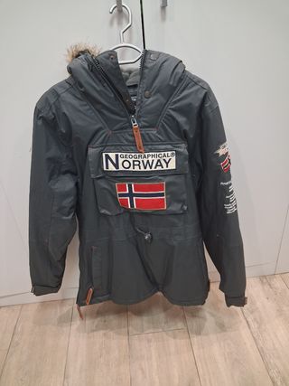 Plumífero Geographical Norway Gris