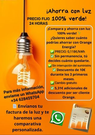 Descuento factura de la luz y teléfono