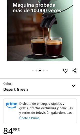 Cafetera Philips Senseo Original Plus