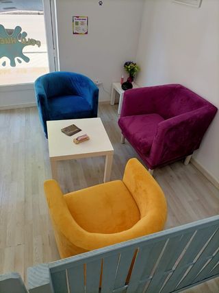 Butacas Ikea con fundas