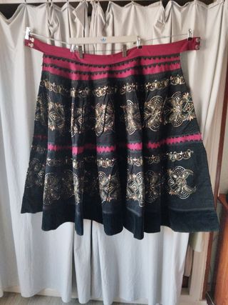 Mantelo gallego para  traje regional detalles dora