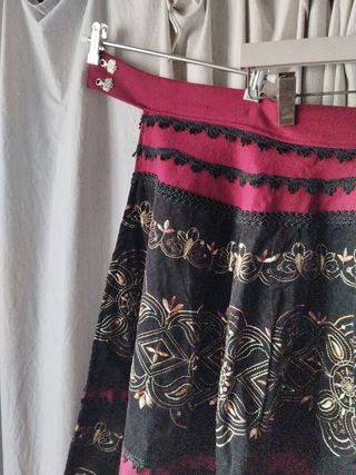 Mantelo gallego para  traje regional detalles dora