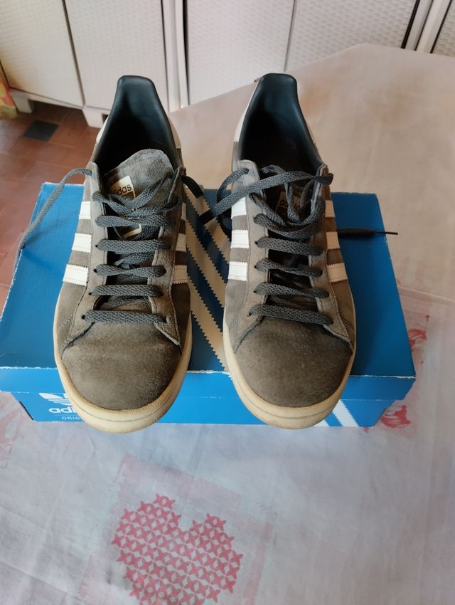 Scarpe Adidas Campus Verdi Bianche