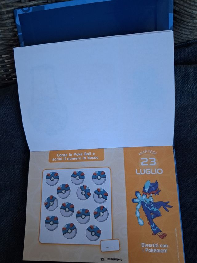 Pokemon set Peluche Pancham più 2 libri gioco