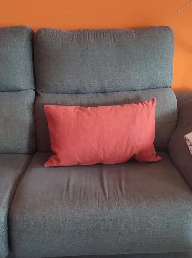 Cojín de sofá naranja