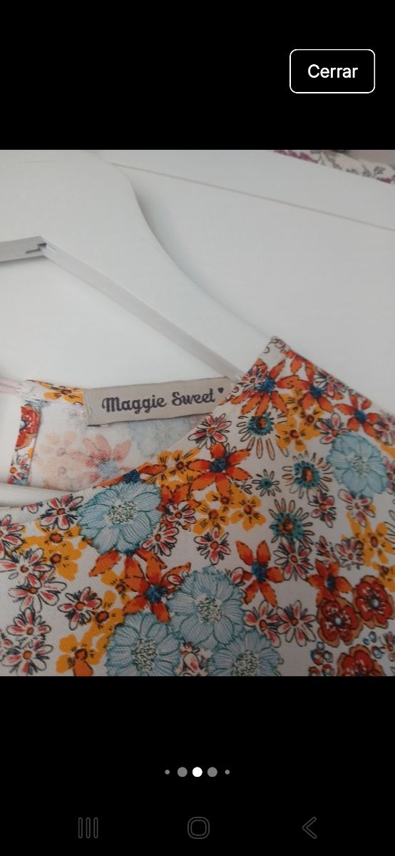 Vestido floral Maggie Sweet talla xs