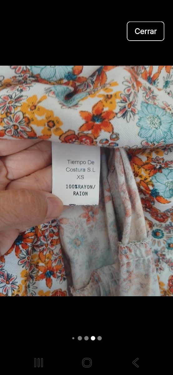 Vestido floral Maggie Sweet talla xs