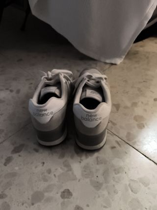 Tenis New Balance 574 Beige Niña