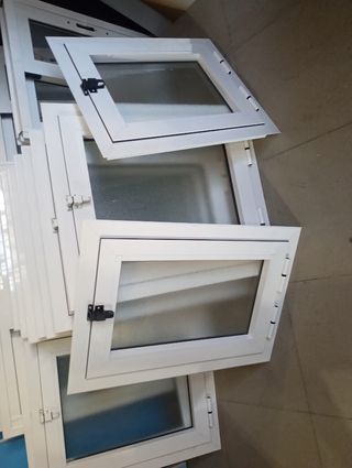 Ventanas de aluminio blanco tres medidas diferente