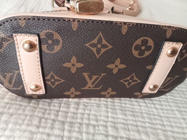 Bolso Lv Monogram Marrón y Rosa