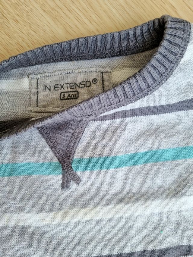 Camisa de rayas para niño