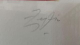 Quadro con cornice rossa