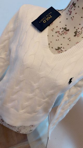 Jersey Polo Ralph Lauren Blanco Talla M