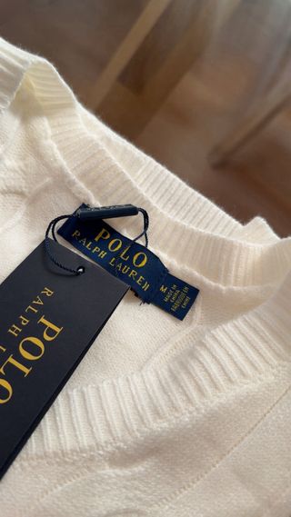 Jersey Polo Ralph Lauren Blanco Talla M