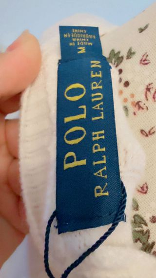 Jersey Polo Ralph Lauren Blanco Talla M