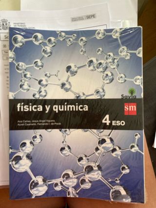 física y química 4 ESO
libro nuevo con su embalaje