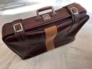 Maleta vintage de cuero