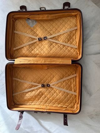 Maleta vintage de cuero
