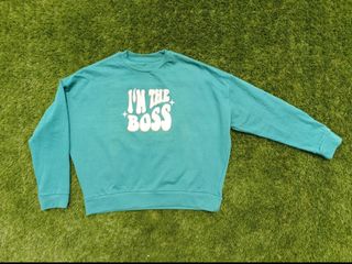 Sudadera Mr Wonderful verde I'm the boss