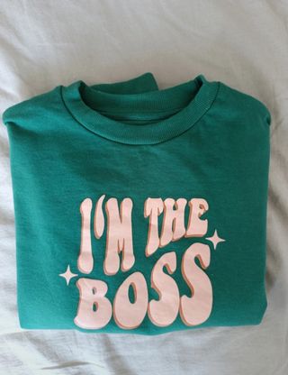 Sudadera Mr Wonderful verde I'm the boss