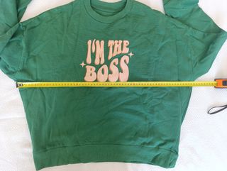Sudadera Mr Wonderful verde I'm the boss