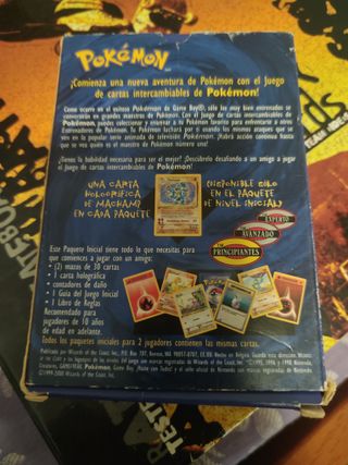 Caja Juego Cartas Pokémon Intercambiables